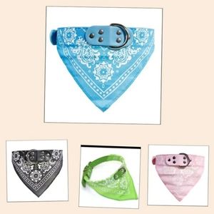 4 piece Bandana collar for small dogs and cats